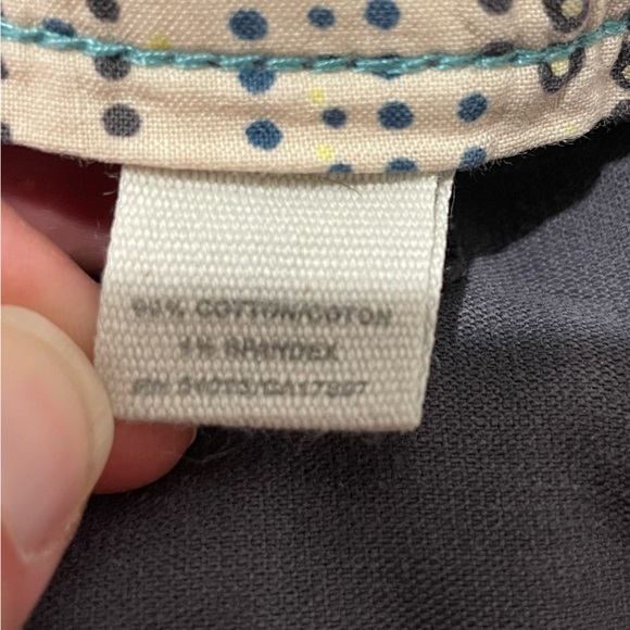 Old Navy Gray Blue Corduroy Pants Size 4 Y2K Throwback Vintage Wide Leg - Picture 7 of 12